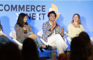 A panel of Gen Z consumers at the 2023 CommerceNext conference.